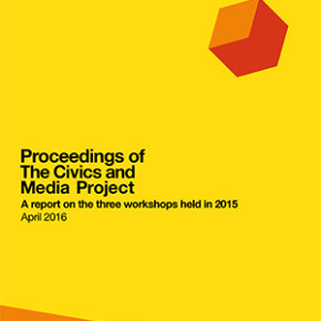 The booklet sharing ideas from the Civics and Media Project workshop series is now published online