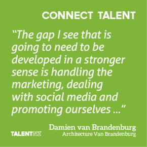 2013 TalentNZ Journal: Two years on – Damien Van Brandenburg