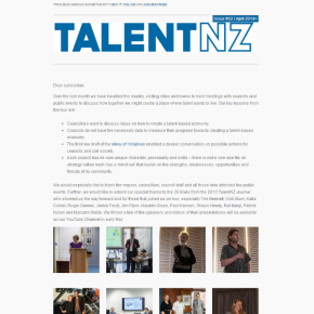 TalentNZ Newsletter Issue 2 out today!