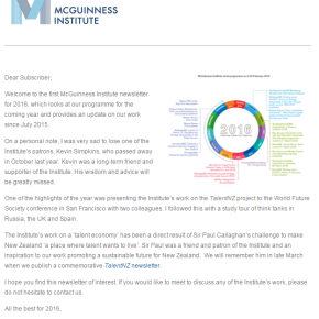 McGuinness Institute Newsletter Issue 16 Out Now!