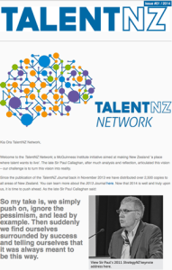TalentNZ Newsletter