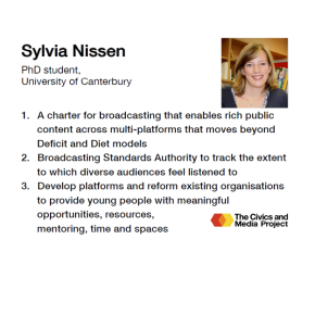 Sylvia Nissen shares her views on Civics and Media in New Zealand (9/10)