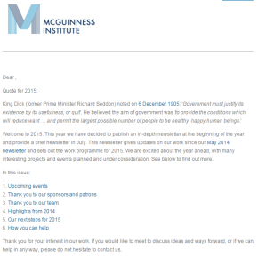 McGuinness Institute Newsletter Issue 14 Out Now!