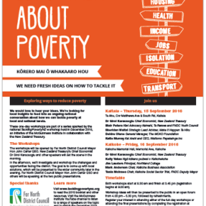 Three days to go until the TacklingPovertyNZ Far North workshops in Kaitaia and Kaikohe
