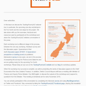 Issue 3 of the TacklingPovertyNZ newsletter is out now!